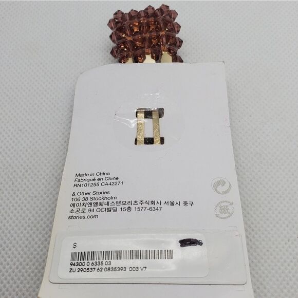 NWT Paris Atelier & Other Stories Purple Hair Clip - Picture 4 of 4